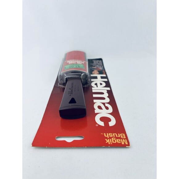 Vtg Helmac Magik Red Lint Remover Brush 1980s Original Package New Made in USA - Picture 8 of 12